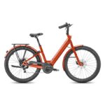 Vélo de ville électrique Moustache Lundi 27.4, rouge - Batterie 500 Wh, idéal pour les trajets urbains