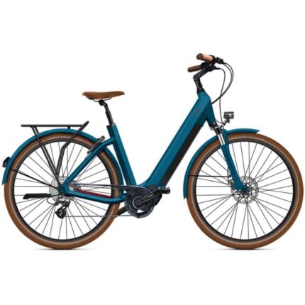Vélo de ville électrique O2feel iSwan 5-bleu