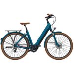 Vélo de ville électrique O2feel iSwan 6-bleu