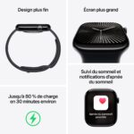 Apple Watch Series 10 GPS 42 mm Aluminium Rose Or Bracelet Sport Rose Tendre S/M – Image 4