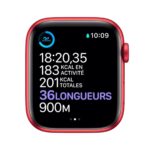 Apple Watch Series 6 - GPS - 44 - Alu Rouge / Bracelet Sport PRODUCT RED · Reconditionné – Image 4