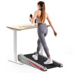 Tapis-de-Course-Rattantree-2-en-1-Inclinaison-5A°-6-km-h-Application-et-telecommande-argent