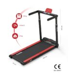 Tapis de course - CARE JOG 12 - 12 km/h - Surface 120 x 45 cm - Moteur 1.0 HP - Pliable et ultra compact – Image 3