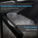 Tapis de course Serenelife compact - Inclinaison manuelle - 12 modes - LCD 8 cm - Bluetooth - Pliable – Image 5