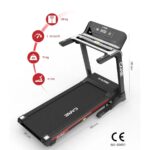 Tapis de course connecté - CARE RUNNER - Vitesse jusqu'à 20 km/h - Moteur 2CV (3CV max) - 50 programmes intégrés - App KINOMAP – Image 3