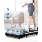 Tapis de Marche Portable DSKEUZEEW Walking Pad Noir - Vitesse 1-8 km/h - Moteur 2.5HP - Écran LCD - Télécommande – Image 8