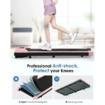 Tapis de Marche Portable DSKEUZEEW Walking Pad Noir - Vitesse 1-8 km/h - Moteur 2.5HP - Écran LCD - Télécommande – Image 13