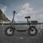 AOVOPRO Ladped Trottinette électrique LPBS Avec Siège et Panier 14 pouces- 500W - 10.4Ah - Noir – Image 6