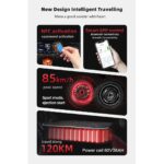 Boyueda S5-11 - Trottinette électrique - Moteur 6000W - Vitesse max 85 km/h - Autonomie 120 km - Freins hydrauliques – Image 4