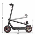 ISCOOTER i10 - Trottinette électrique - Moteur 650W - Autonomie 45 km - Vitesse max 40 km/h - 4 vitesses - Noir – Image 4
