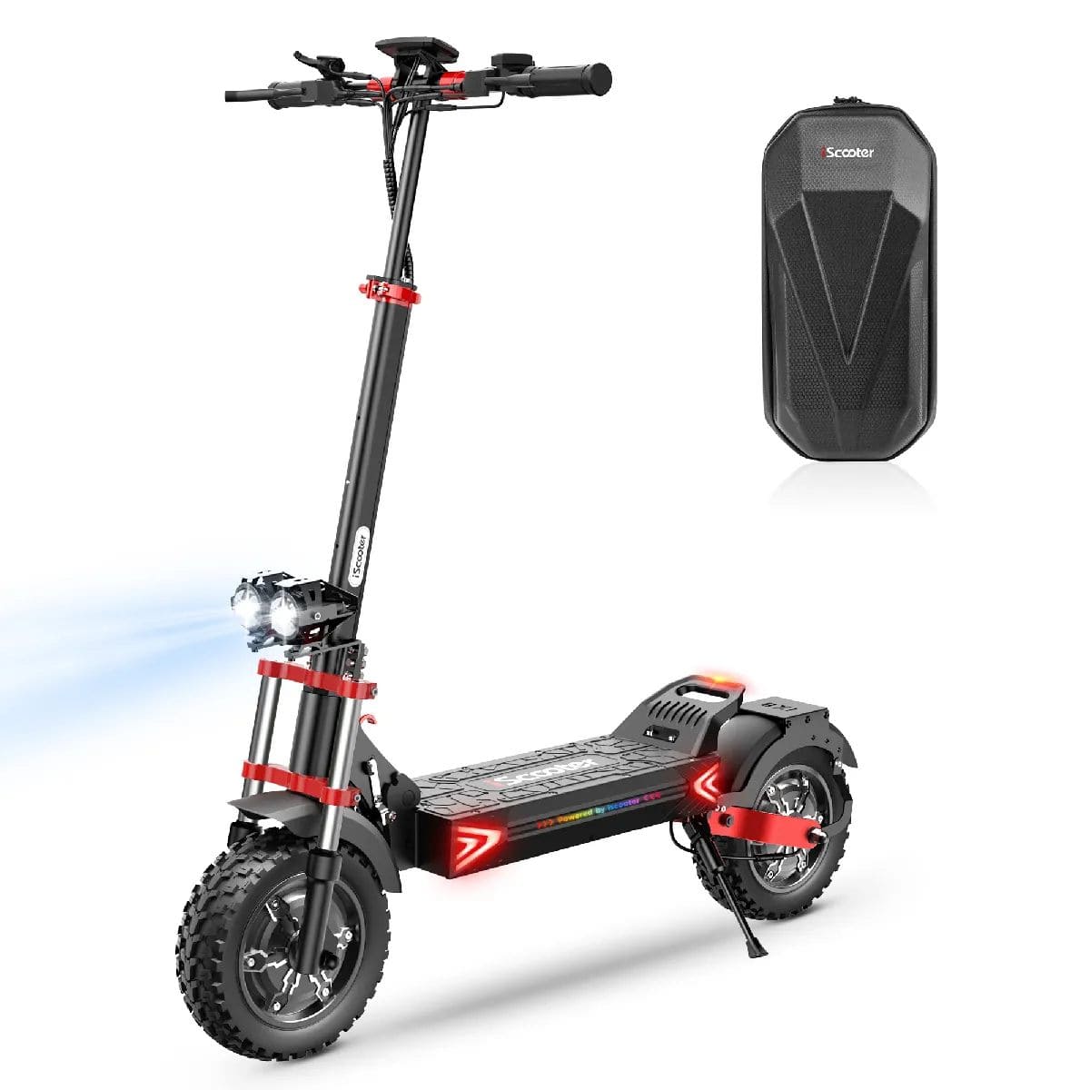 ISCOOTER iX8 - Trottinette électrique - Double moteur 1200W - Autonomie 70 km - Vitesse max 50 km-h - Noir ISCOOTER-iX8-Trottinette-electrique-Double-moteur-1200W-Autonomie-70-km-Vitesse-max-50-km-h-Noir