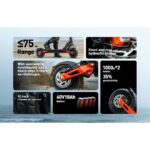 Joyor T10 : Trottinette Électrique Tout-Terrain 2000W - Autonomie 75 km - Double Moteur & Freins Hydrauliques – Image 5