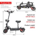 Kugoo Joyor Y8S : Trottinette Électrique Puissante 1600W - Autonomie 85 km - Pneus Increvables – Image 6