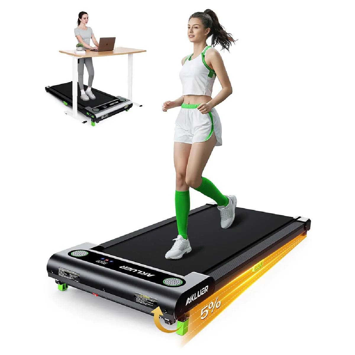 Nonesuch Tapis de Marche Akluer 480L-A - Moteur 2,5 CV, Inclinaison, Télécommande, Écran LED, Capacité Maximale 150 kg Tapis-de-Marche-Akluer-480L-A-Moteur-25-CV-Inclinaison-Telecommande-Ecran-LED-Capacite-Maximale-150-kg