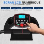 Serenelife  - Tapis de course pliable - Moteur 1 HP - Jusqu'à 10 km/h - Bluetooth - Capteurs de pouls – Image 4