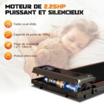 Tapis de Course Electrique Pliable Y-RAIN- Vitesse 1 à 12km/h - Télécommande - Ecran LED - 2.25HP – Image 5