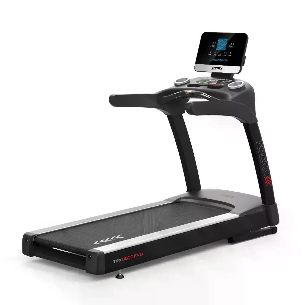 Tapis de Course Toorx TRX 8500 EVO – 24 km-h – Moteur 5 CV, Inclinaison 15, Connecté Zwift & Kinomap Tapis-de-Course-Toorx-TRX-8500-EVO-–-24-km-h-–-Moteur-5-CV-Inclinaison-15-Connecte-Zwift-Kinomap