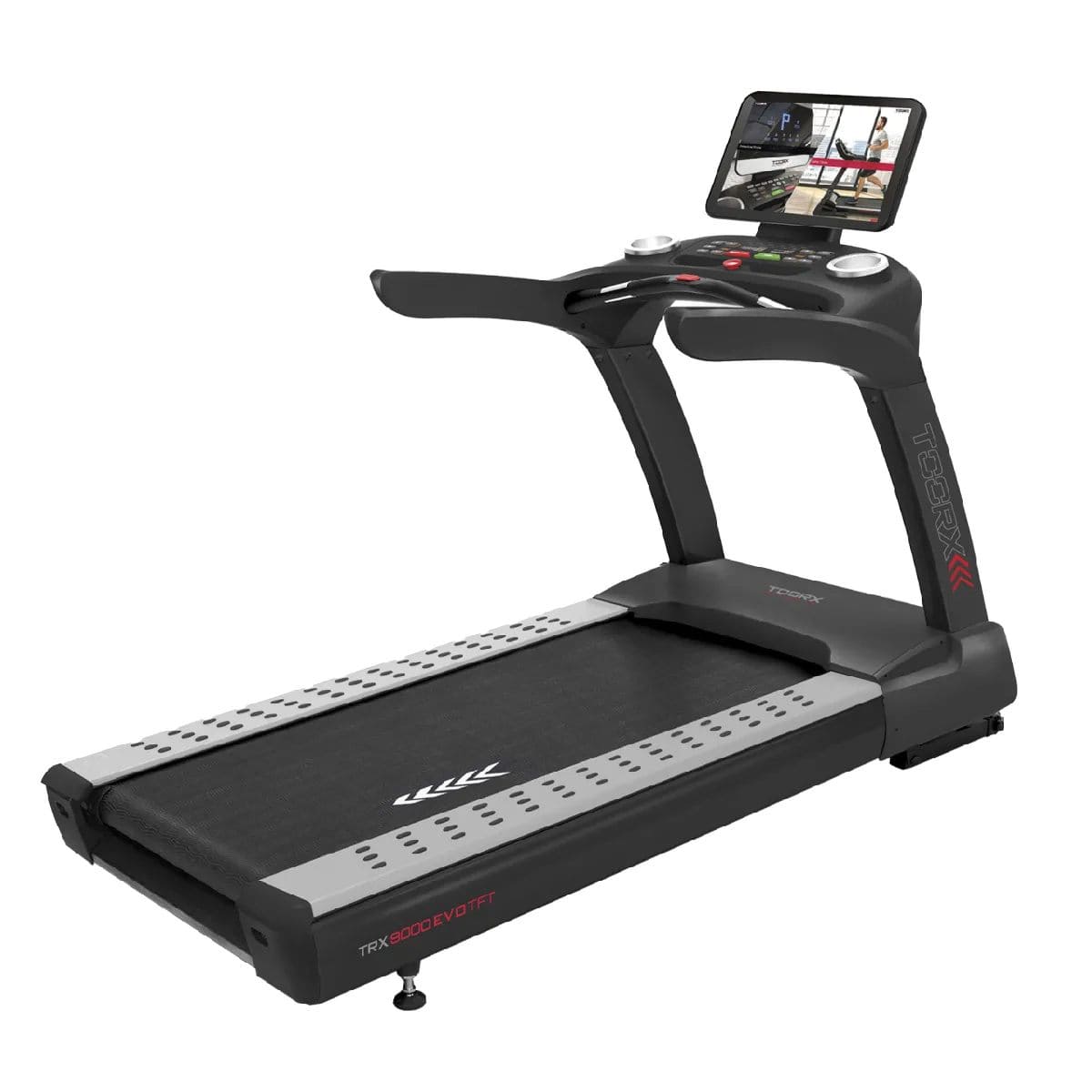 Tapis de course connecté professionnel Toorx TRX-9000 EVO TFT – Moteur AC 8CV, Écran tactile 21,5, Zwift, 25 km-h Tapis-de-course-connecte-professionnel-Toorx-TRX-9000-EVO-TFT-–-Moteur-AC-8CV-Ecran-tactile-215-Zwift-25-km-h