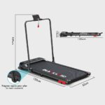 Tapis de course pliable Black Lord Noir - Moteur 3.2 CV - Inclinaison 2 niveaux - Bluetooth intégré – Image 6