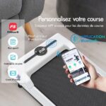 Tapis de course pliable Black Lord SL9-H - Moteur 2.2 CV - Contrôle APP - Bluetooth - 1-12 km/h - blanc – Image 4