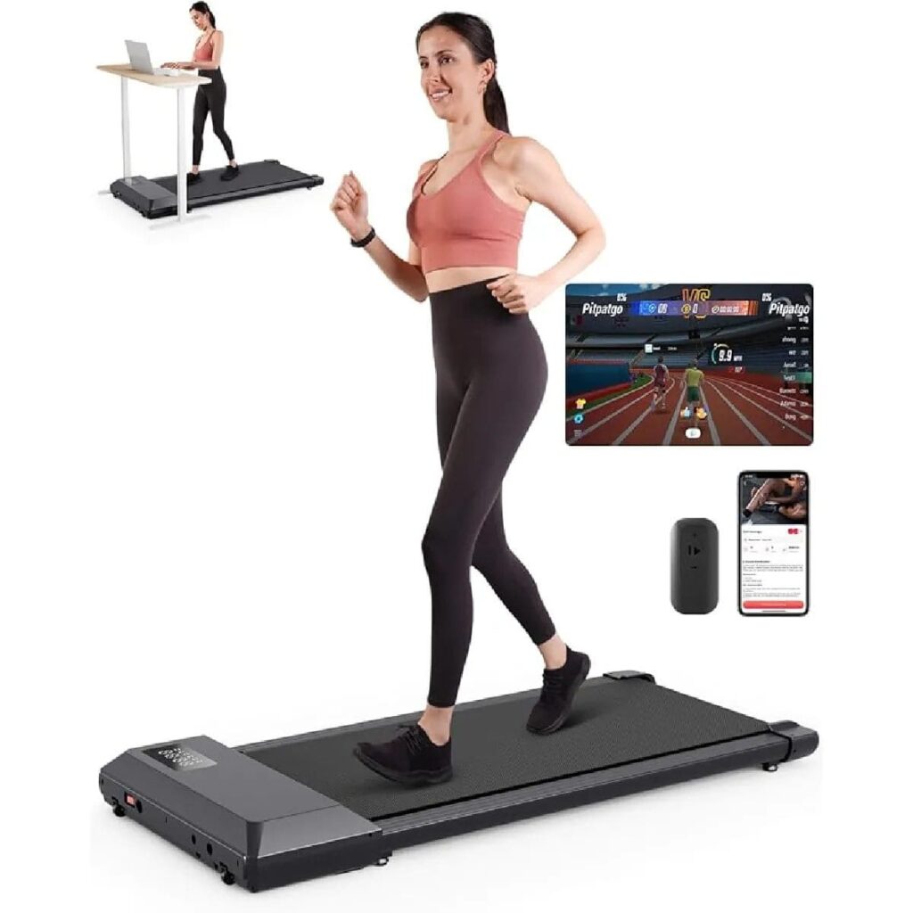 Tapis-de-marche-Deerrun-Max-134kg-Motorisation-silencieuse-1845W-Controle-via-APP-Portable