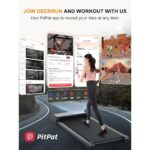 Tapis de marche Deerrun - Max 134kg - Motorisation silencieuse 1845W - Contrôle via APP - Portable – Image 3