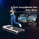 Tapis de marche électrique Black Lord SL9 - Moteur 2,2CV - Télécommande - Bluetooth - 1 à 9 km/h - Blanc – Image 6