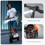 Trottinette Électrique Adulte 500W – iScooter W6 : 30 km d'Autonomie, Pliable & Frein à Disque – Image 4