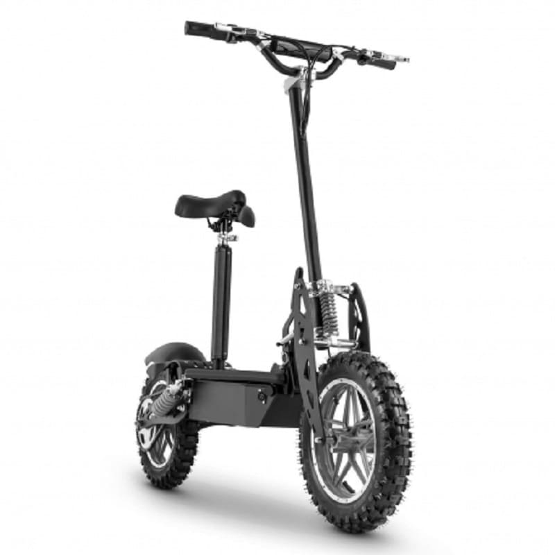 Trottinette électrique Beeper FX1000 tout-terrain avec selle confort-Noir Trottinette-electrique-Beeper-FX1000-tout-terrain-avec-selle-confort-Noir.