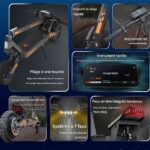 Trottinette électrique pliable kukirin g2 2025 - Moteur 800w 48 v 15,6 ah pneu 10 pouces  - vitesse maximale 45 km/h -  Autonomie 55 km – Image 3