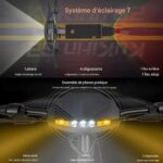 Trottinette électrique pliable kukirin g2 2025 - Moteur 800w 48 v 15,6 ah pneu 10 pouces  - vitesse maximale 45 km/h -  Autonomie 55 km – Image 5