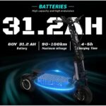 OOTD T30 - Trottinette Électrique Puissante Adulte 3200W - Pneus 13" Tout-Terrain - 100 km Autonomie – Image 6