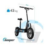 Trottinette Électrique BEEPER Cross FX1600 – 1600W – 40 km/h – Autonomie 40 km – Tout-Terrain – Image 5