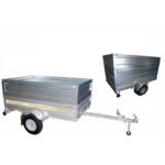 4 Réhausses en Acier Galvanisé pour Remorque Pliante WT150BF & WT175BF – +40 cm de Hauteur – Image 4