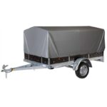 Bâche Haute NORAUTO pour Remorque Bois 1 Essieu – Protection Renforcée +80 cm – Image 4