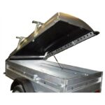 Capot ABS pour Remorque Norauto 200 x 120 cm – Protection Intempéries & Sécurité Renforcée – Image 3