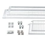 Rehausse Grillagée à Clip 230 x 130 cm - 40 cm de Hauteur - Compatible Remorques NORAUTO – Image 12