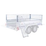 Rehausse Grillagée à Clip 230 x 130 cm - 40 cm de Hauteur - Compatible Remorques NORAUTO – Image 6