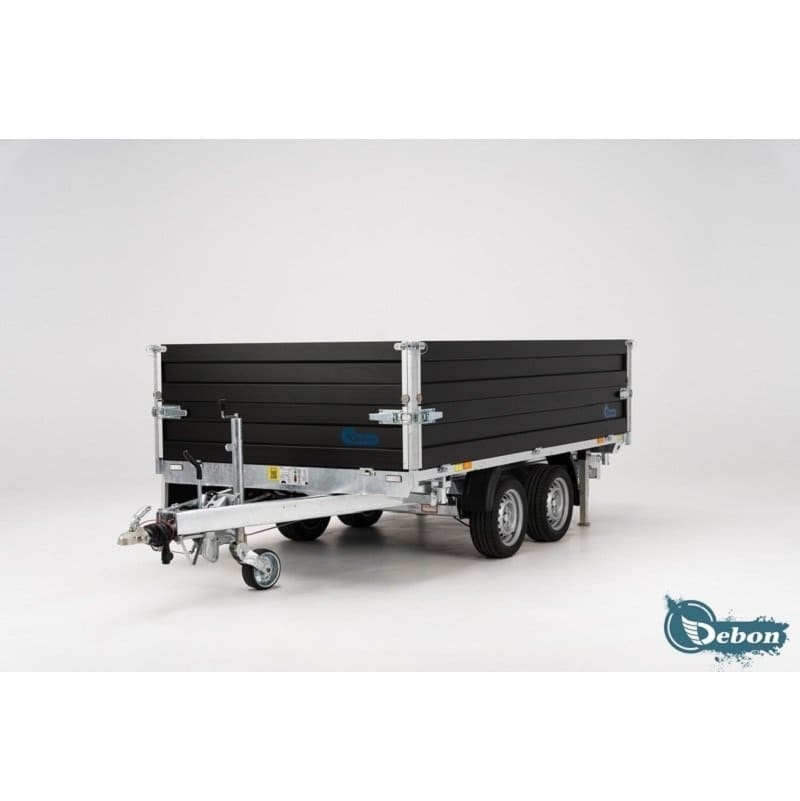 Remorque DEBON PW3.3 Black Edition Tri-Benne 3500kg - basculement électrique 3 côtés Remorque-DEBON-PW3.3-Black-Edition-Tri-Benne-3500kg-basculement-electrique-3-cotes
