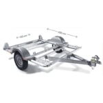 Châssis Nu NORAUTO PREMIUM 145 – Remorque Modulable 500 kg – 6 Fonctions en 1 – Image 3