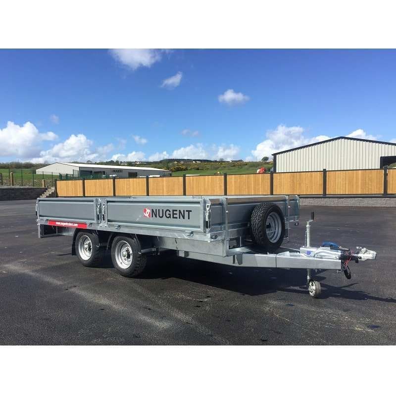 Remorque plateau Nugent F3120H 3500 kg professionnelle Nugent F3120H – Image 1