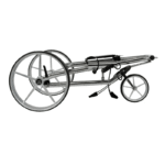 Tour Made Haicaddy® HC3X Chariot de golf en acier inoxydable Push