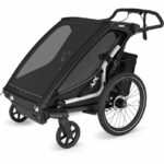 Thule Remorque Vélo pour 2 Enfants – Chariot Sport 2 Double – noir – Image 4