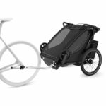 Thule Remorque Vélo pour 2 Enfants – Chariot Sport 2 Double – noir – Image 8