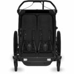 Thule Remorque Vélo pour 2 Enfants – Chariot Sport 2 Double – noir – Image 10
