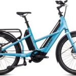 Vélo Cargo Longtail Électrique Cube Longtail Hybrid 725 Enviolo Heavy Duty 725 Wh 26'' Bleu 2024