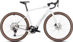 Vélo de Gravel Électrique Cube Nuroad Hybrid C:62 Race 400X Shimano GRX 12V 400 Wh 700 mm Gris Vert Desertstone 2025