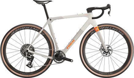 Vélo de Gravel Trek Checkmate SLR 9 Sram Red XPLR AXS 13V 700 mm Blanc 2025 Vélo de Gravel Trek Checkmate SLR 9 Sram Red XPLR AXS 13V 700 mm Blanc 2025
