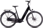 Vélo de Ville Électrique Cube Supreme Hybrid Comfort Pro 625 Easy Entry Enviolo City 625 Wh 700 mm Noir Gris Lunar 2025