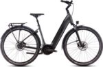 Vélo de Ville Électrique Cube Supreme Hybrid Deluxe One 625 Easy Entry Shimano Nexus 8V Courroie 625 Wh 700 mm Gris Noir Slate 2025